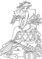 kolorowanki Mała Syrenka Ariel księżniczka  12